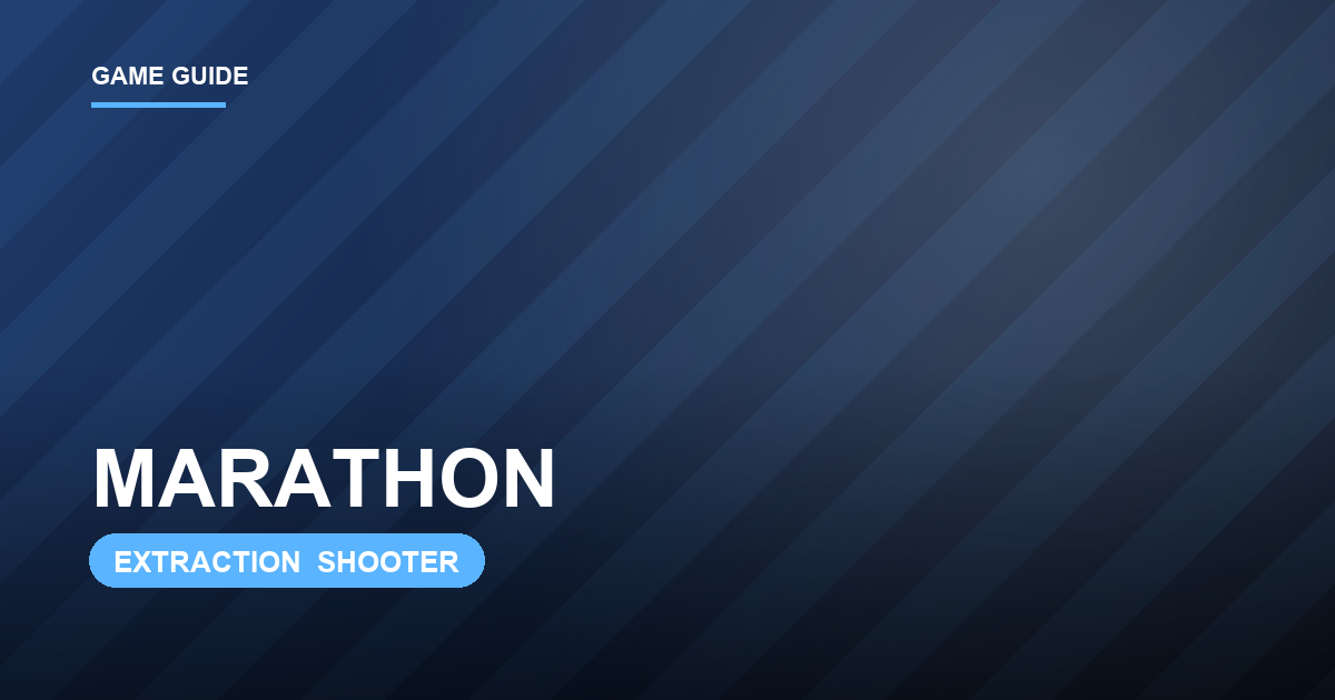 Marathon Advanced Guide: Optimization, Runner Builds, and the Meta